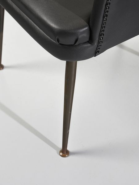 MANIFATTURA ITALIANA : Quattro poltroncine  - Asta Asta 443 | DESIGN E ARTI DECORATIVE DEL NOVECENTO Online - Associazione Nazionale - Case d'Asta italiane