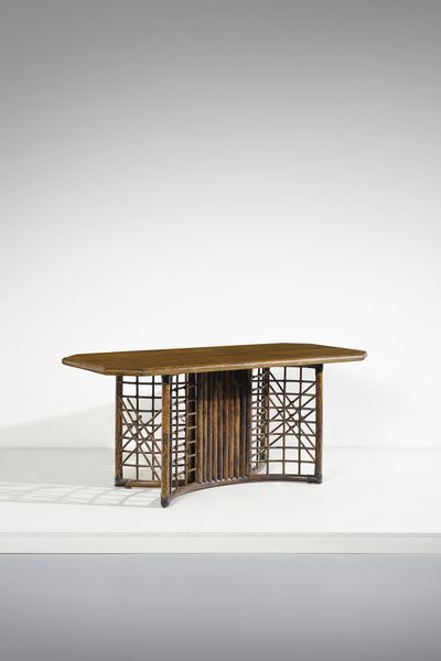 SCARPA AFRA (1937-2011) & TOBIA (n. 1935) : nello stile di. Tavolo  - Asta Asta 443 | DESIGN E ARTI DECORATIVE DEL NOVECENTO Online - Associazione Nazionale - Case d'Asta italiane