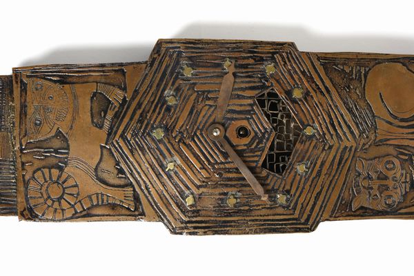 BURCHIELLARO LORENZO (n. 1933) : Orologio da parete, Padova  - Asta Asta 443 | DESIGN E ARTI DECORATIVE DEL NOVECENTO Online - Associazione Nazionale - Case d'Asta italiane