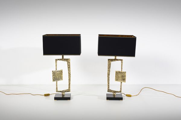 BROTTO ANGELO (1914 - 2002) : Coppia di lampade da tavolo per Esperia, Poggibonsi  - Asta Asta 443 | DESIGN E ARTI DECORATIVE DEL NOVECENTO Online - Associazione Nazionale - Case d'Asta italiane