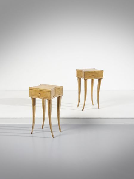 MANIFATTURA ITALIANA : Coppia di comodini  - Asta Asta 443 | DESIGN E ARTI DECORATIVE DEL NOVECENTO Online - Associazione Nazionale - Case d'Asta italiane