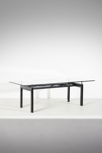 LE CORBUSIER, PIERRE JEANNERET, CHARLOTTE PERRIAND : Tavolo mod. LC6 per Cassina, Meda  - Asta Asta 443 | DESIGN E ARTI DECORATIVE DEL NOVECENTO Online - Associazione Nazionale - Case d'Asta italiane
