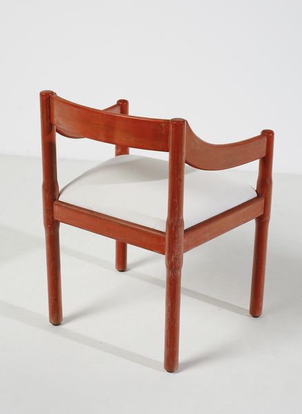 MAGISTRETTI VICO (1920 - 2006) : Coppia di poltroncine mod. Carimate per Cassina, Meda  - Asta Asta 443 | DESIGN E ARTI DECORATIVE DEL NOVECENTO Online - Associazione Nazionale - Case d'Asta italiane