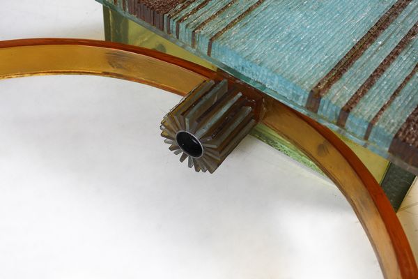 POLI ALBANO (n. 1935) : Lampada a plafoniera per Poliarte, Verona  - Asta Asta 443 | DESIGN E ARTI DECORATIVE DEL NOVECENTO Online - Associazione Nazionale - Case d'Asta italiane