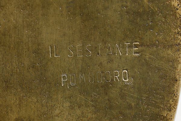 POMODORO GIO (1930-2002) & ARNALDO (n. 1926) : Piatto per Il Sestante, Milano  - Asta Asta 443 | DESIGN E ARTI DECORATIVE DEL NOVECENTO Online - Associazione Nazionale - Case d'Asta italiane