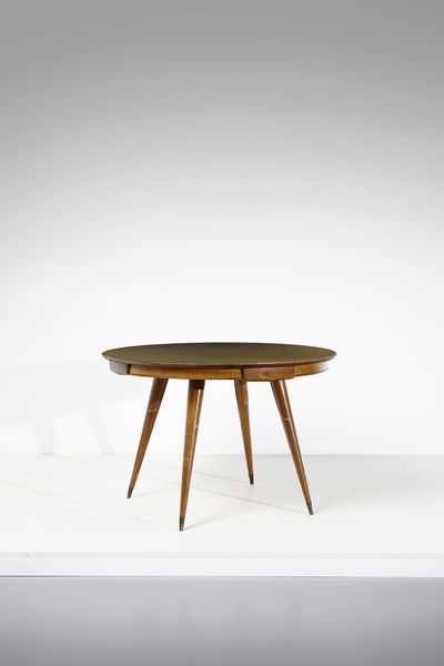 PONTI GIO (1891 - 1979) : attribuito. Tavolo da gioco probabile esecuzione Casa Moderna, Milano  - Asta Asta 443 | DESIGN E ARTI DECORATIVE DEL NOVECENTO Online - Associazione Nazionale - Case d'Asta italiane