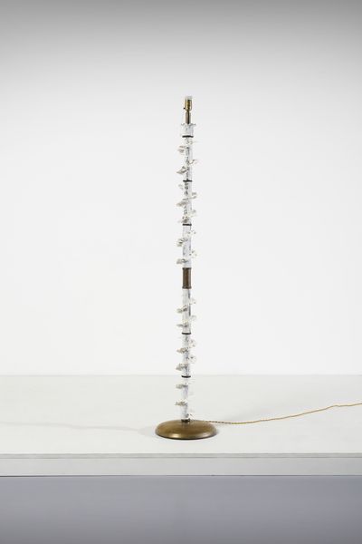 PONTI GIO (1891 - 1979) : attribuito. Lampada da terra manifattura Luigi Zortea, Bassano del Grappa  - Asta Asta 443 | DESIGN E ARTI DECORATIVE DEL NOVECENTO Online - Associazione Nazionale - Case d'Asta italiane