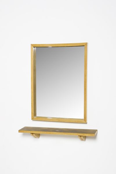 PERIZI NINO : attribuito. Consolle con specchio  - Asta Asta 443 | DESIGN E ARTI DECORATIVE DEL NOVECENTO Online - Associazione Nazionale - Case d'Asta italiane