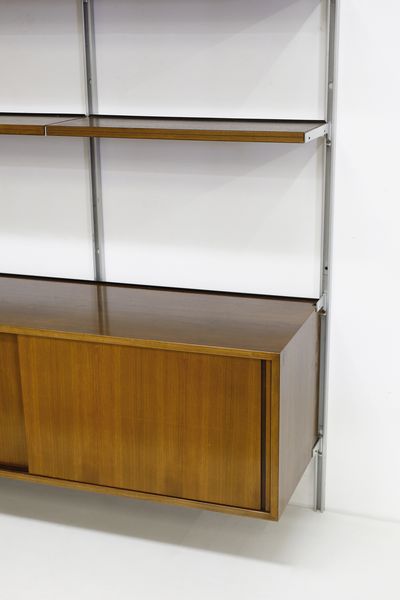 BORSANI OSVALDO (1911 - 1985) : Libreria mod. E22 per Tecno, Varedo  - Asta Asta 443 | DESIGN E ARTI DECORATIVE DEL NOVECENTO Online - Associazione Nazionale - Case d'Asta italiane