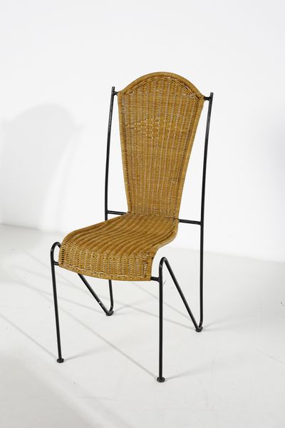 SAARINEN SWANSON PIPSAN (1905 - 1979) : Cinque sedie Sol Air  - Asta Asta 443 | DESIGN E ARTI DECORATIVE DEL NOVECENTO Online - Associazione Nazionale - Case d'Asta italiane