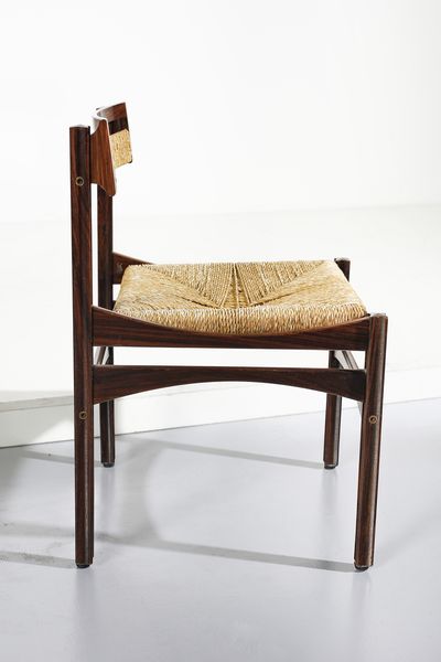 BETTONICA FRANCO (1927 - 1999) : attribuito. Sei sedie per Pillinini, Tolmezzo  - Asta Asta 443 | DESIGN E ARTI DECORATIVE DEL NOVECENTO Online - Associazione Nazionale - Case d'Asta italiane