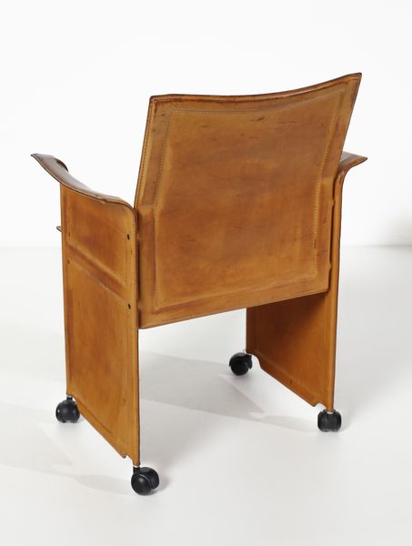 AGNOLI TITO (1931 - 2012) : Quattro poltroncine mod. Korium per Matteo Grassi, Italia  - Asta Asta 443 | DESIGN E ARTI DECORATIVE DEL NOVECENTO Online - Associazione Nazionale - Case d'Asta italiane