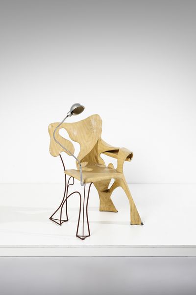 DALISI RICCARDO (1931 - 2022) : attribuito. Poltroncina scultorea con lampada  - Asta Asta 443 | DESIGN E ARTI DECORATIVE DEL NOVECENTO Online - Associazione Nazionale - Case d'Asta italiane