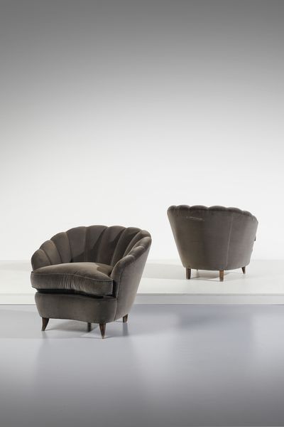 FRATELLI BORGHI : Coppia di poltrone, Cant  - Asta Asta 443 | DESIGN E ARTI DECORATIVE DEL NOVECENTO Online - Associazione Nazionale - Case d'Asta italiane