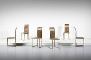 SCUOLA ROMANA - Sei sedie