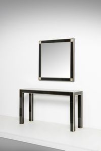 SCUOLA ROMANA - Consolle con specchio