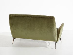 MANIFATTURA ITALIANA : Divano  - Asta Asta 443 | DESIGN E ARTI DECORATIVE DEL NOVECENTO Online - Associazione Nazionale - Case d'Asta italiane