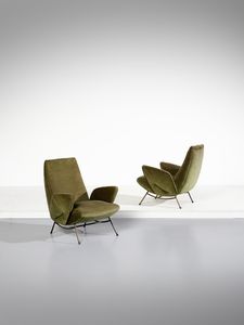 MANIFATTURA ITALIANA - Coppia di poltrone