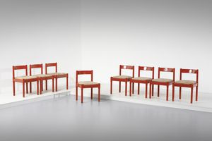 MAGISTRETTI VICO (1920 - 2006) - Otto sedie mod. Carimate per Cassina, Meda