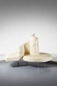 MARIO CANANZI (n. 1958) & ROBERTO SEMPRINI (n. 1959) - Divano da centro mod. Tatlin per Edra, Italia