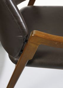 PARISI ICO (1916 - 1996) : Sei sedie con braccioli mod. 814 per Cassina, Meda  - Asta Asta 443 | DESIGN E ARTI DECORATIVE DEL NOVECENTO Online - Associazione Nazionale - Case d'Asta italiane