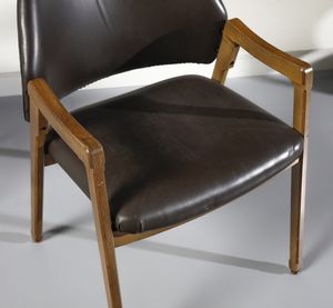 PARISI ICO (1916 - 1996) : Sei sedie con braccioli mod. 814 per Cassina, Meda  - Asta Asta 443 | DESIGN E ARTI DECORATIVE DEL NOVECENTO Online - Associazione Nazionale - Case d'Asta italiane