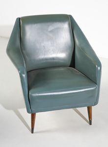 DE CARLI CARLO (1910 - 1999) : Coppia di poltrone mod. 806 per Figli di Amedeo Cassina, Meda  - Asta Asta 443 | DESIGN E ARTI DECORATIVE DEL NOVECENTO Online - Associazione Nazionale - Case d'Asta italiane