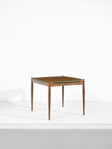 PONTI GIO (1891 - 1979) : Tavolo da gioco Club per Fratelli Reguitti, Agnosine  - Asta Asta 443 | DESIGN E ARTI DECORATIVE DEL NOVECENTO Online - Associazione Nazionale - Case d'Asta italiane