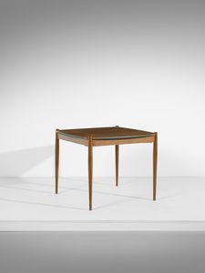 PONTI GIO (1891 - 1979) : Tavolo da gioco Club per Fratelli Reguitti, Agnosine  - Asta Asta 443 | DESIGN E ARTI DECORATIVE DEL NOVECENTO Online - Associazione Nazionale - Case d'Asta italiane