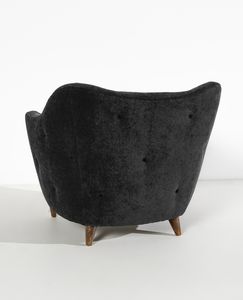 CASA E GIARDINO : attribuito. Coppia di poltrone, Milano  - Asta Asta 443 | DESIGN E ARTI DECORATIVE DEL NOVECENTO Online - Associazione Nazionale - Case d'Asta italiane