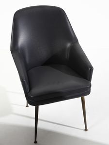 MANIFATTURA ITALIANA : Quattro poltroncine  - Asta Asta 443 | DESIGN E ARTI DECORATIVE DEL NOVECENTO Online - Associazione Nazionale - Case d'Asta italiane