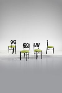 PONTI GIO (1891 - 1979) - Quattro sedie mod. 696 per Montina, Udine