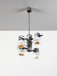 MANIFATTURA ITALIANA - Lampada a sospensione a quattro luci