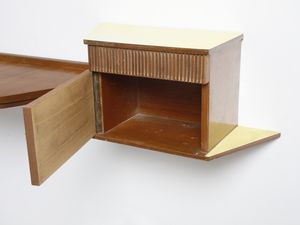 VITTORIO CHIAIA & MASSIMO NAPOLITANO : attribuito. Consolle pensile  - Asta Asta 443 | DESIGN E ARTI DECORATIVE DEL NOVECENTO Online - Associazione Nazionale - Case d'Asta italiane