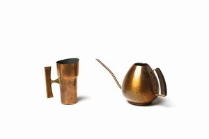 AUBOCK CARL (1900 - 1957) - attribuito. Annaffiatoio e brocca