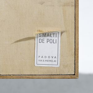 DE POLI PAOLO (1905 - 1996) : Placca  - Asta Asta 443 | DESIGN E ARTI DECORATIVE DEL NOVECENTO Online - Associazione Nazionale - Case d'Asta italiane
