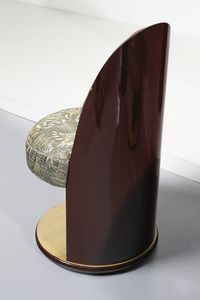 SMANIA ALBERTO : Sei poltroncine a pozzetto  - Asta Asta 443 | DESIGN E ARTI DECORATIVE DEL NOVECENTO Online - Associazione Nazionale - Case d'Asta italiane