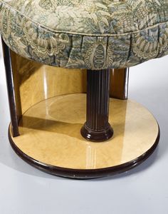 SMANIA ALBERTO : Sei poltroncine a pozzetto  - Asta Asta 443 | DESIGN E ARTI DECORATIVE DEL NOVECENTO Online - Associazione Nazionale - Case d'Asta italiane