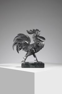 MAZZUCOTELLI ALESSANDRO (1865 - 1938) - attribuito. Gallo