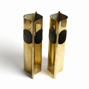 RIZZATO PAOLO : Coppia di vasi per Atelier des Orfevres, Padova  - Asta Asta 443 | DESIGN E ARTI DECORATIVE DEL NOVECENTO Online - Associazione Nazionale - Case d'Asta italiane