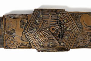 BURCHIELLARO LORENZO (n. 1933) : Orologio da parete, Padova  - Asta Asta 443 | DESIGN E ARTI DECORATIVE DEL NOVECENTO Online - Associazione Nazionale - Case d'Asta italiane