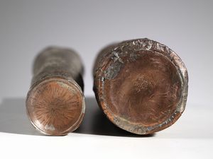 BOTTEGA DI MARIO PINTON : Due vasi informali, Padova  - Asta Asta 443 | DESIGN E ARTI DECORATIVE DEL NOVECENTO Online - Associazione Nazionale - Case d'Asta italiane