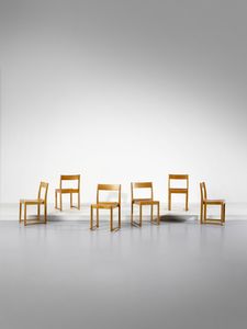 MARKELIUS SVEN (1889 - 1972) - Sei sedie impilabili mod. Orchestra, Svezia