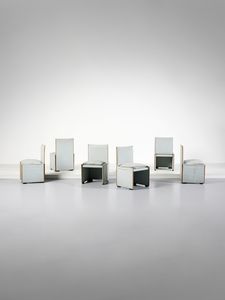BELLINI MARIO (n. 1935) - Sei sedie mod. 401 Break per Cassina, Meda