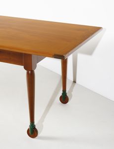 MANIFATTURA ITALIANA : Tavolo Shakers su ruote  - Asta Asta 443 | DESIGN E ARTI DECORATIVE DEL NOVECENTO Online - Associazione Nazionale - Case d'Asta italiane