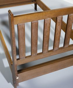 FRANCO ALBINI (1905-1977) & FRANCA HELG (1920-1989) : Coppia di letti singoli mod. LT28 per Poggi, Pavia  - Asta Asta 443 | DESIGN E ARTI DECORATIVE DEL NOVECENTO Online - Associazione Nazionale - Case d'Asta italiane