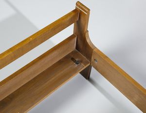 FRANCO ALBINI (1905-1977) & FRANCA HELG (1920-1989) : Coppia di letti singoli mod. LT28 per Poggi, Pavia  - Asta Asta 443 | DESIGN E ARTI DECORATIVE DEL NOVECENTO Online - Associazione Nazionale - Case d'Asta italiane