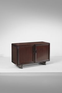 ALBINI FRANCO (1905 - 1977) - Mobile contenitore a due ante mod. MB15 per Poggi, Pavia