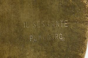 POMODORO GIO (1930-2002) & ARNALDO (n. 1926) : Piatto per Il Sestante, Milano  - Asta Asta 443 | DESIGN E ARTI DECORATIVE DEL NOVECENTO Online - Associazione Nazionale - Case d'Asta italiane