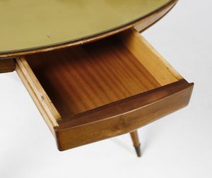 PONTI GIO (1891 - 1979) : attribuito. Tavolo da gioco probabile esecuzione Casa Moderna, Milano  - Asta Asta 443 | DESIGN E ARTI DECORATIVE DEL NOVECENTO Online - Associazione Nazionale - Case d'Asta italiane